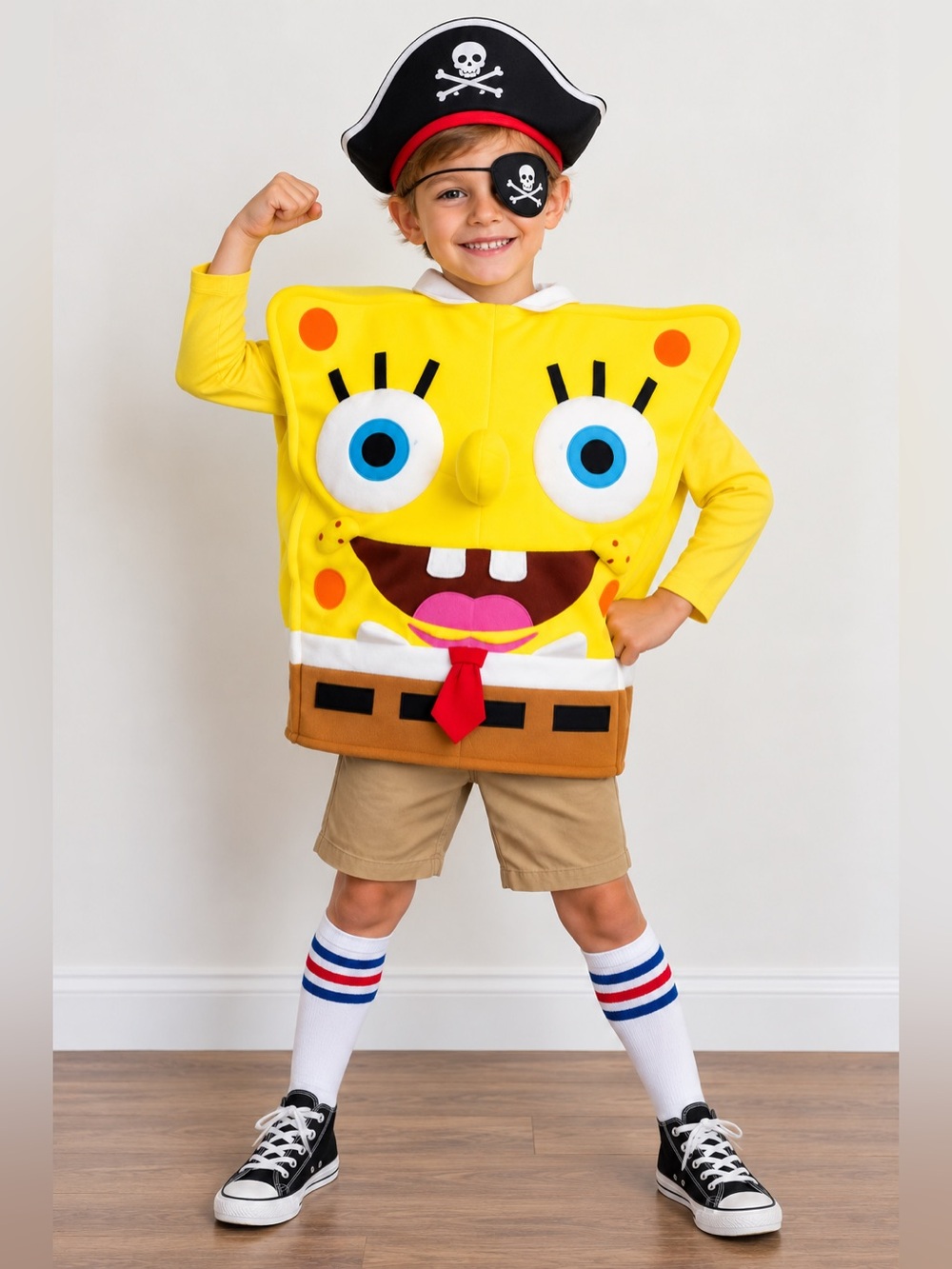SpongeBob SquarePants Complete Halloween Costume Set Shorts Socks Accessories